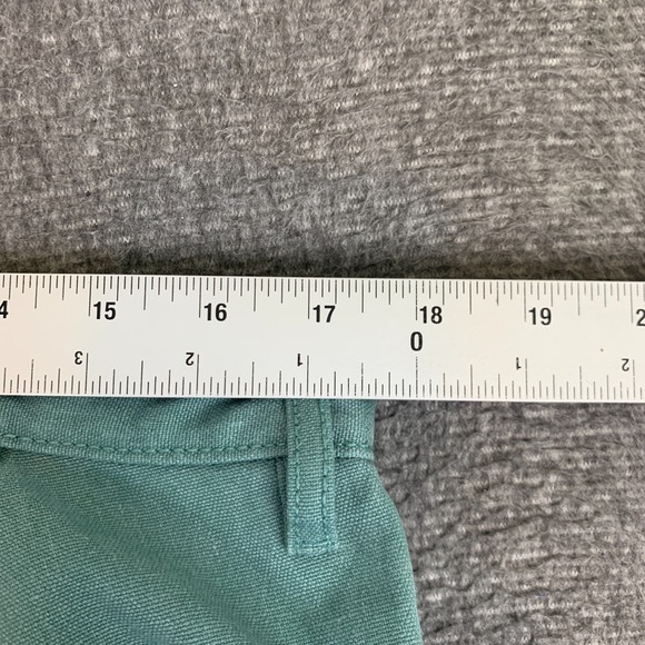 Taylor Stitch Double Knee Pants Mens 35x32 Green Chore Canvas Work Boss Duck - Picture 9 of 10